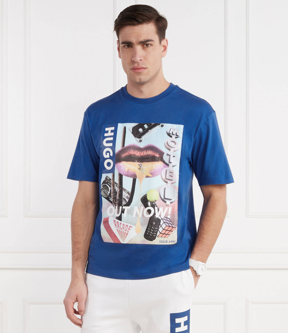 Футболка Narcado Hugo Blue - голубой(50513316)