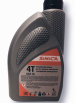 Масло SINICA минеральное 4-х тактное SАЕ30, 1 л
