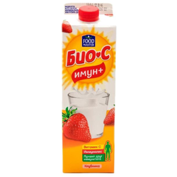 Йогурт питьевой Био-С Food Master Клубника 1000 гр