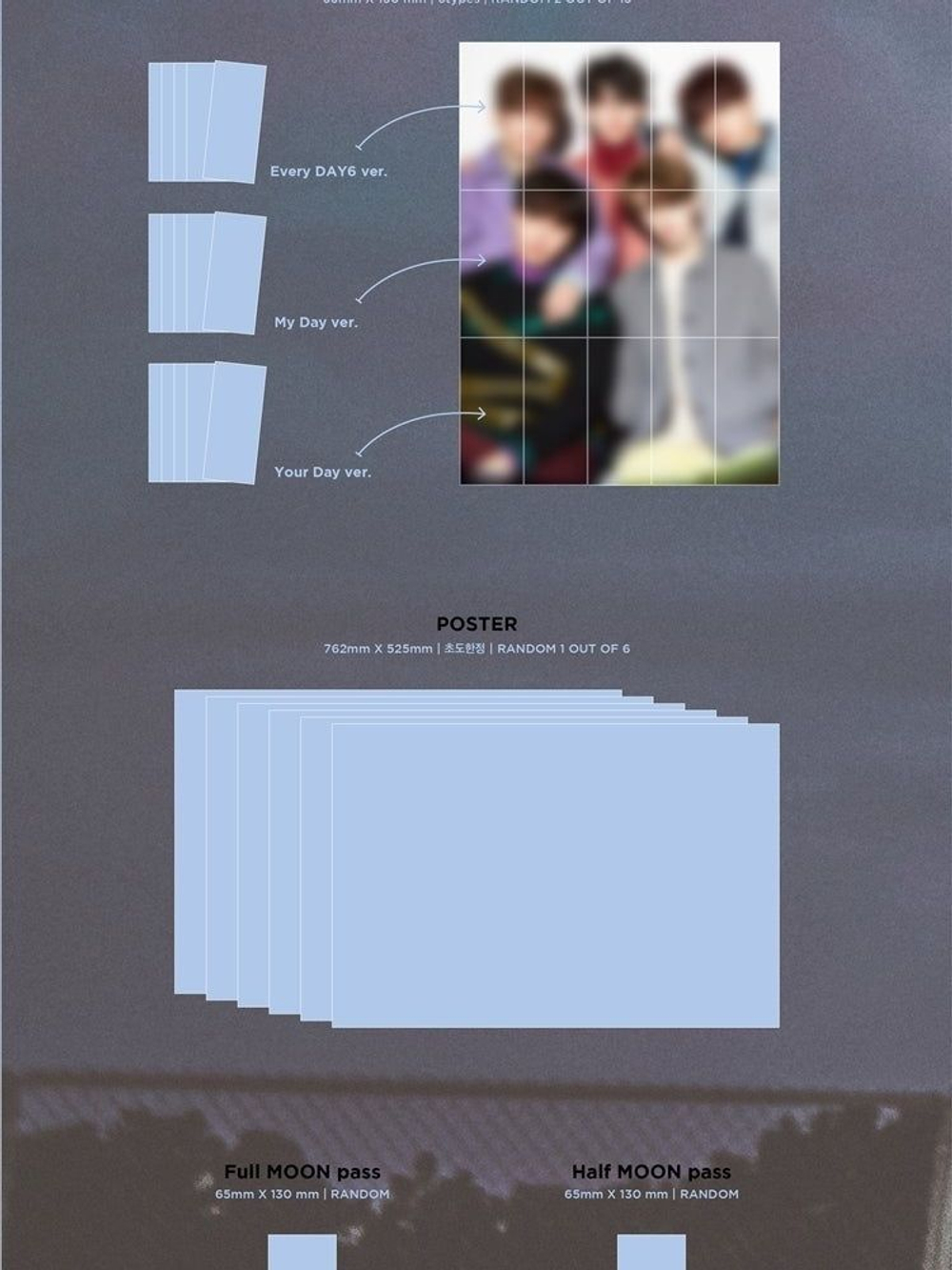 Альбом Day6 - Moonrise 2nd Album RANDOM Version