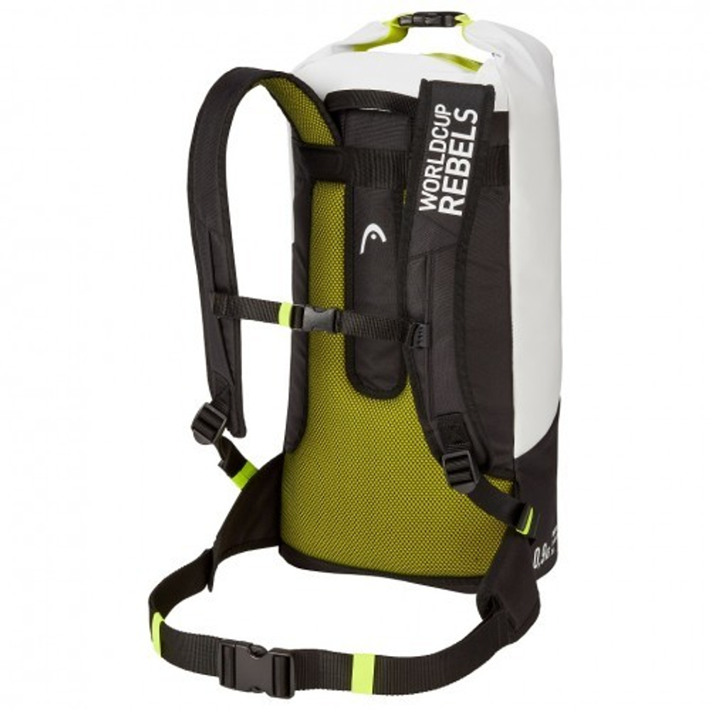 HEAD рюкзак  горнолыжный 383019 Rebels Backpack anthracite/white/neon yellow 22,5 L