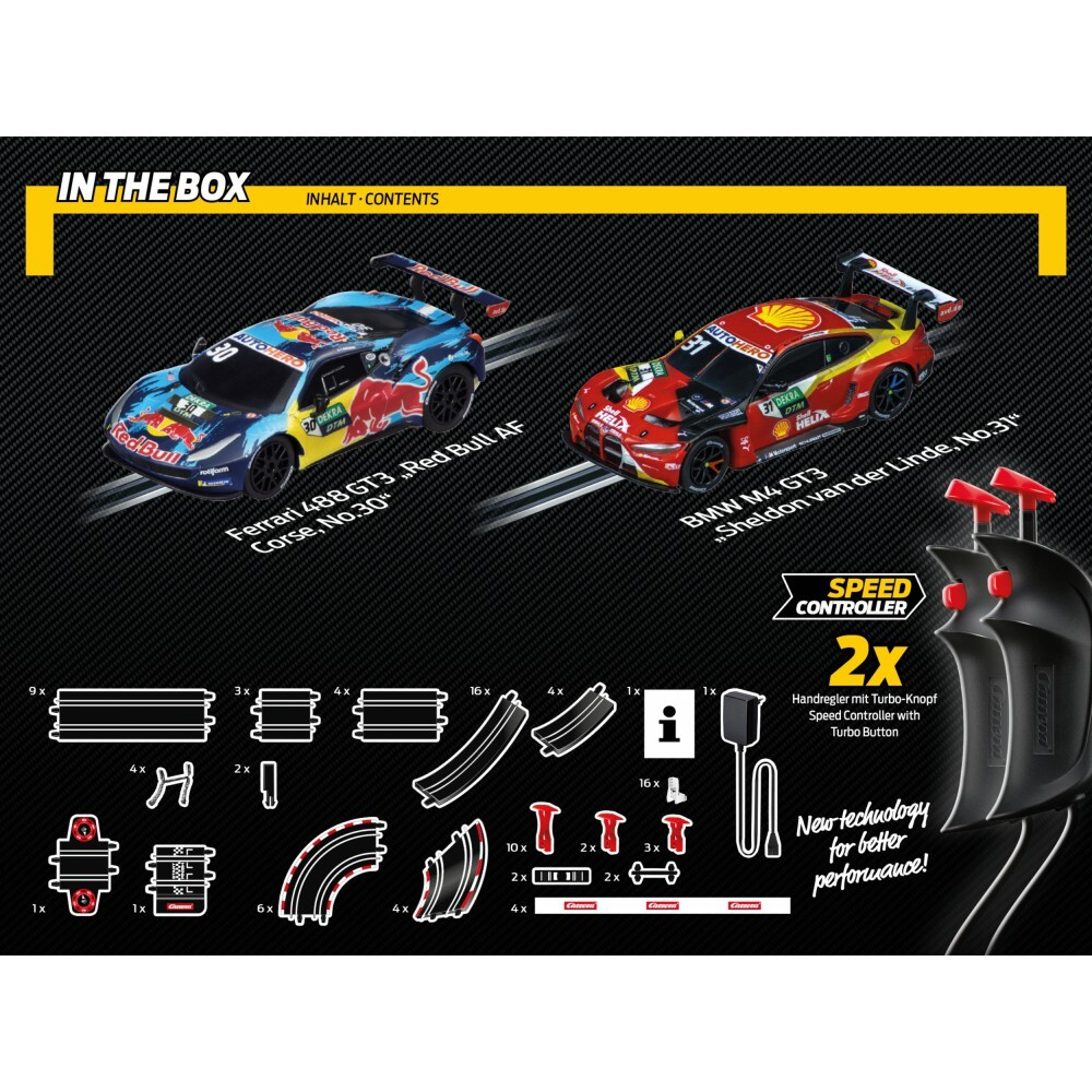 Carrera GO!!! - Автомобильная трасса DTM High Speed ​​Showdown длиной 8,9 м + 2 машины / артикул   62561  / GTIN 4007486625617