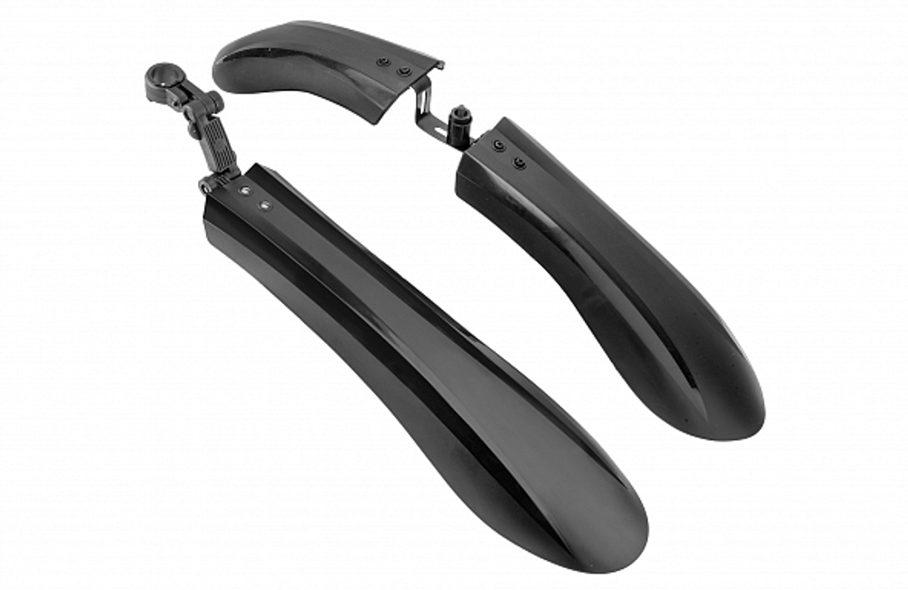 Крылья 24"-26" быстросъемные XGNB-062-3 пластиковые черные фэтбайк