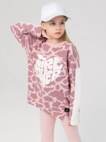 Костюм для девочки, лонгслив и леггинсы