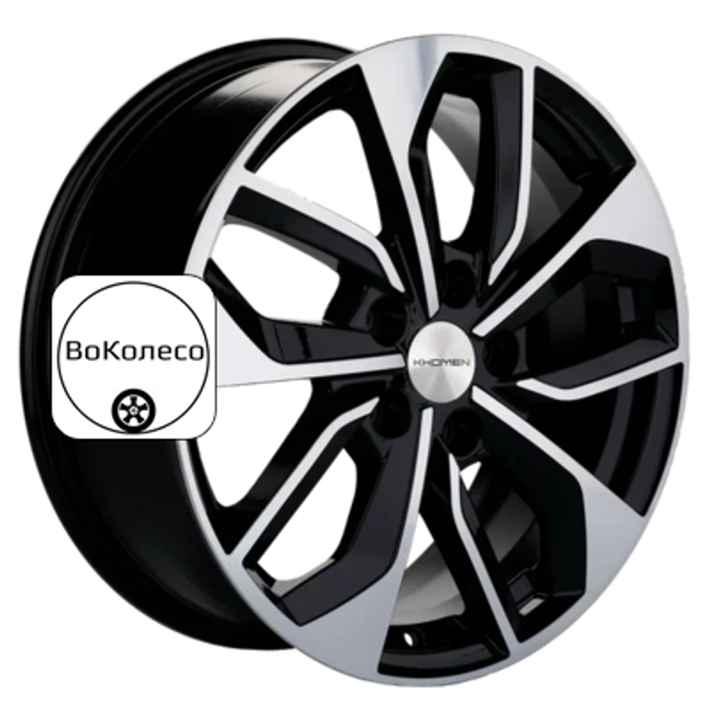 7x17/5x108 ET40 D54,1 KHW1703 (Jac/Москвич 3) Black-FP Khomen Wheels