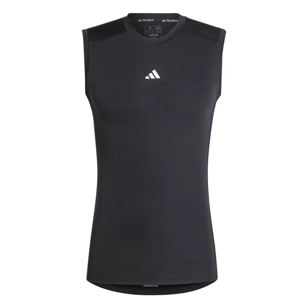 Теннисная футболка Adidas Techfit Training Sleeveless - black