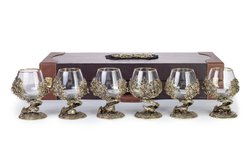 Бокалы "Рыбалка Элит" 6шт (Щука, Лещ, Стерлядь, Жерех, Сом, Судак)