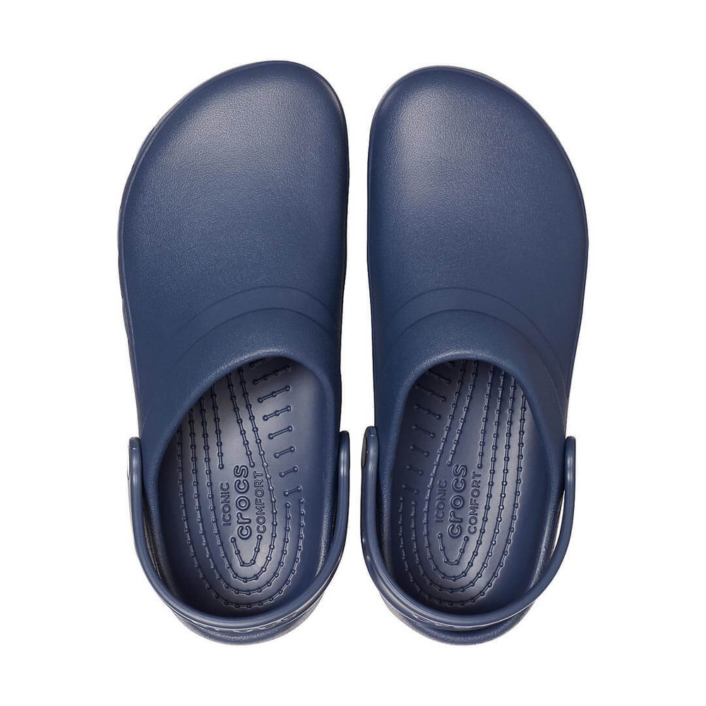 Обувь для поваров и медиков Сабо Crocs Work Specialist II Vent Clog Navy