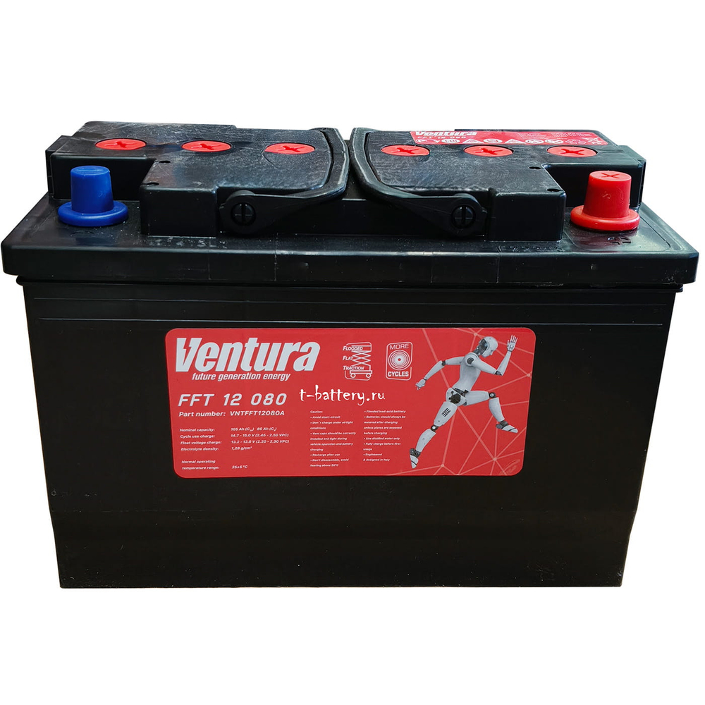 Тяговая аккумуляторная батарея Ventura FFT 12 080
