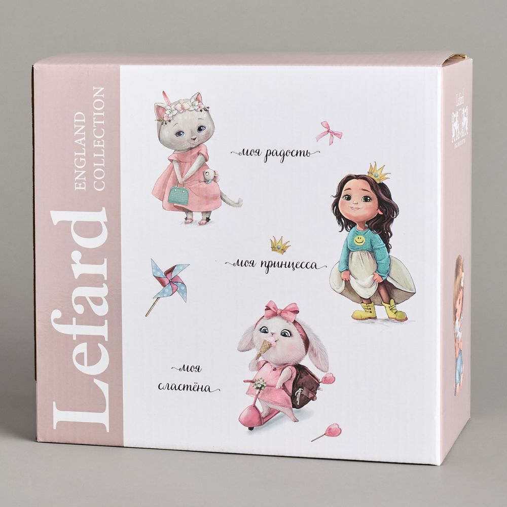 НАБОР ПОСУДЫ LEFARD МОЯ ЗАЙКА, 3 ПР.: САЛАТНИК 470МЛ, ТАРЕЛКА 20СМ, КРУЖКА 220МЛ