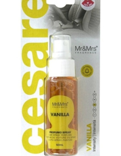 Mr&Mrs Fragrance Арома-спрей для автомобиля VANILLA | ВАНИЛЬ СПЕЦИИ 50мл