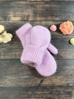 Варежки зимние теплые пушистые ангора