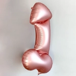 Фольгированный шар-фигура «Пи-Пи» золото/ розовое золото, 89 см