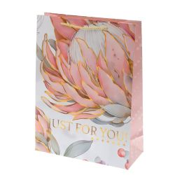 GAEM Пакет подарочный (бумага 210г/м2, блок 12шт), L26 W12 H32 см, 4в.