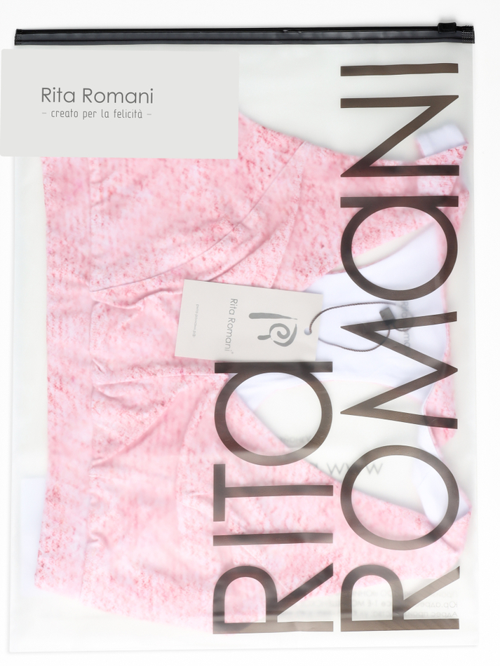 40068 Топ Pink Ripple из мягкого хлопка