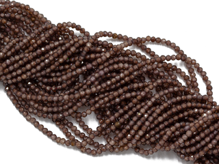 Фианиты 2мм, огранка (нить бусин)