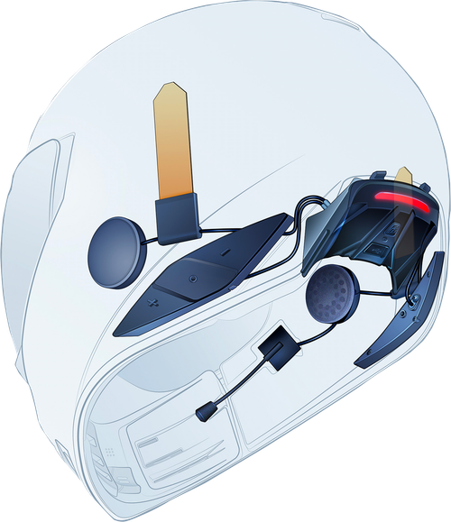 HelmLink Bluetooth Communicator / Черный