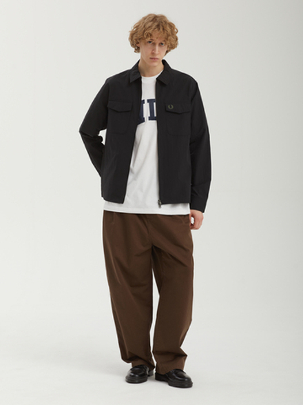 Мужская Рубашка Zip Through