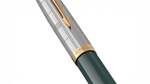 Перьевая ручка Parker 51 Premium Forest Green GT, перо: F чернила: Black,Blue, в подарочной упаковке.