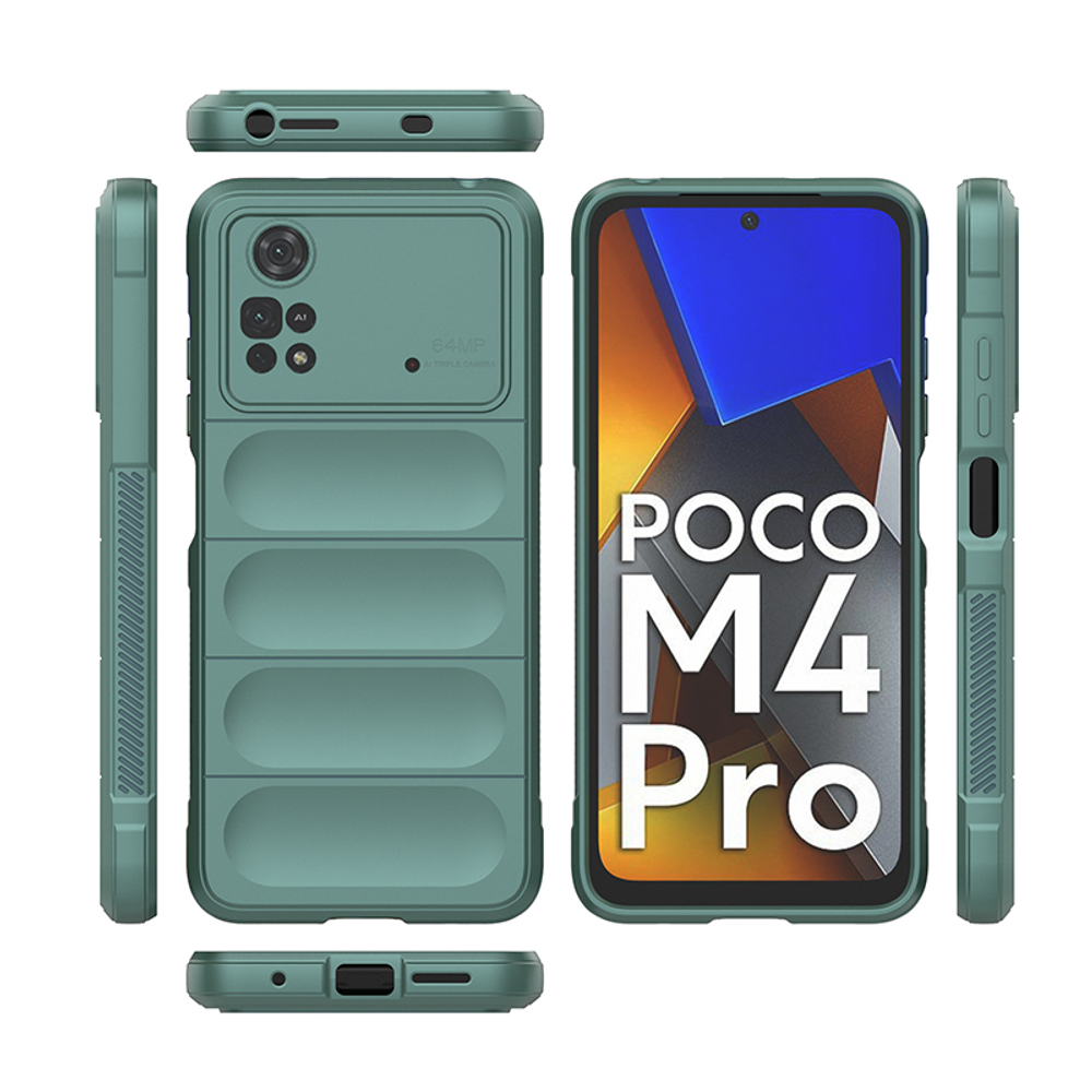 Противоударный чехол Flexible Case для Xiaomi Poco M4 Pro 4G