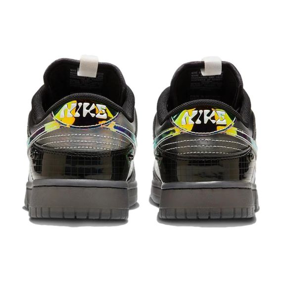 NIKE Dunk Кроссовки для скейтбординга Низкие Серо-желтые Унисекс