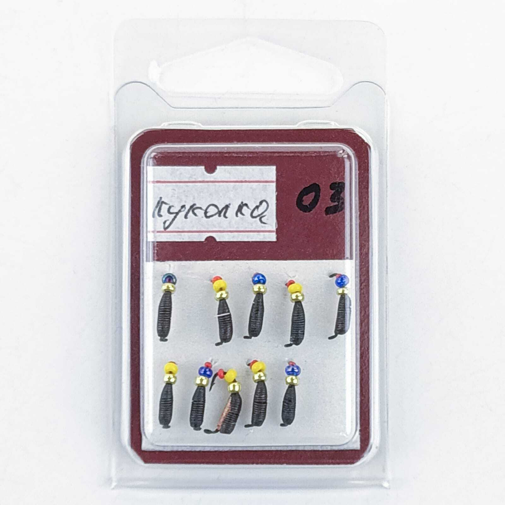 Мормышка вольфрамовая "Куколка" (0.3мм)