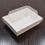 Контейнер бумажный Ant Box White с крышкой 400 мл 9- 12 (85x120x68) 1/600