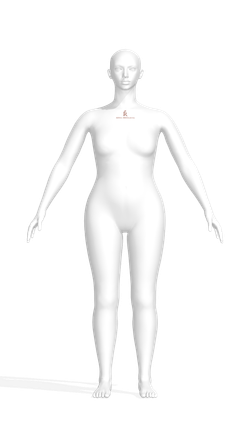 3D аватар манекена Моника