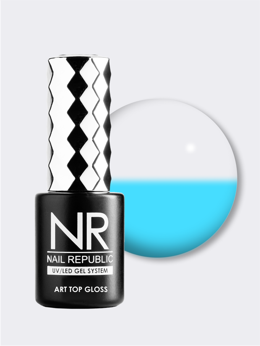 NR Top Art Gloss 14 - Топ люминесцентный глянец без л/с, 10мл