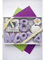 Набор имбирных пряников на 8 марта, вкусный подарок