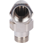 Разъемное соединение (американка) угловое STOUT - 3/4" (ВР/НР, никелированное, металл по металлу)