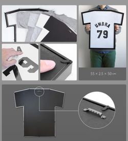 Рамка для футболки T-frame, 50,5х55,5 см, черная