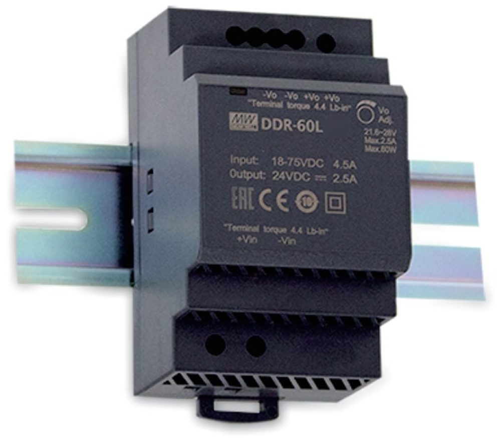 Преобразователь DC-DC модульный Mean Well DDR-60L-12