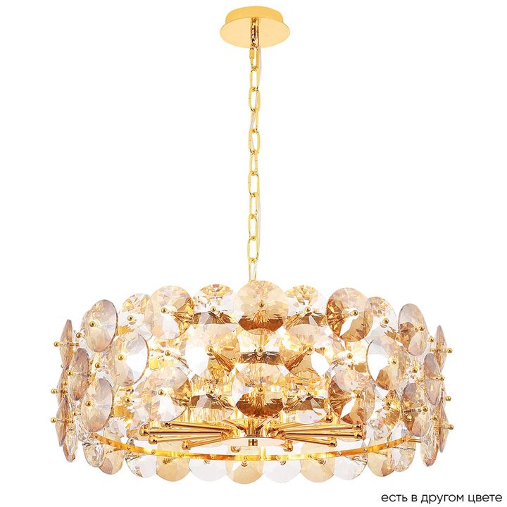 Подвесная люстра Crystal Lux Crystal SP12 Chrome SP12 Gold