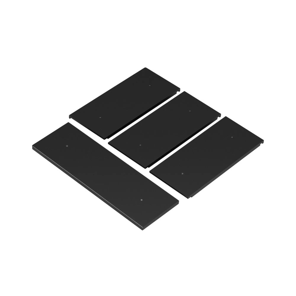 INTELLIGENT ARLIGHT Накладка панели KNX-23-4G-SUF Black (Backlight) (IARL, IP20 Металл, 2 года) 051083