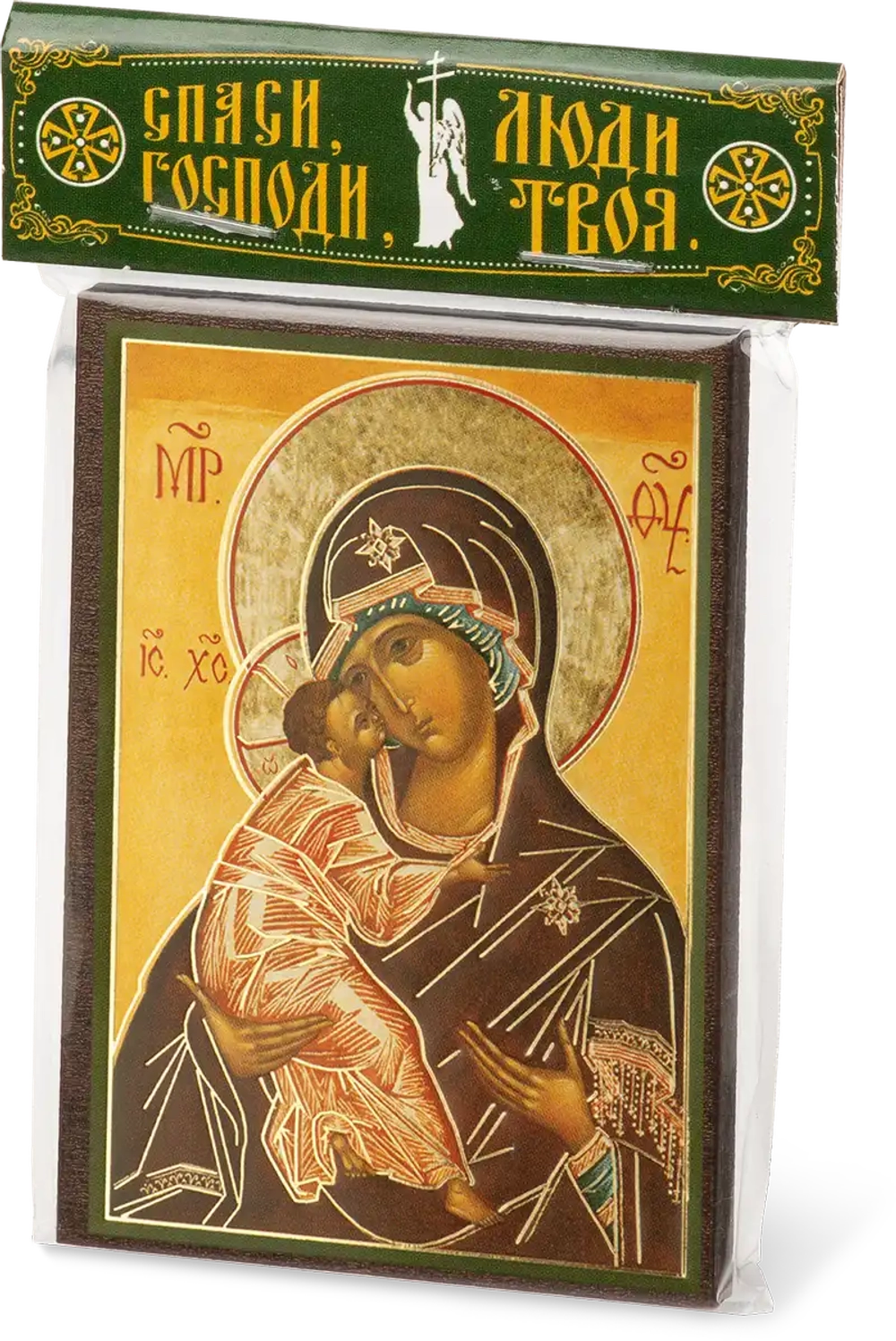 Икона БМ "Владимирская" 6х9 на МДФ-6