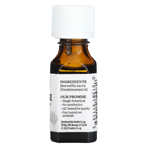 Aura Cacia, чистое эфирное масло, ладан, 15 мл (0,5 жидк. унции)