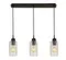 7667-3P BLACK+CLEAR GLASS (1) Люстра NW