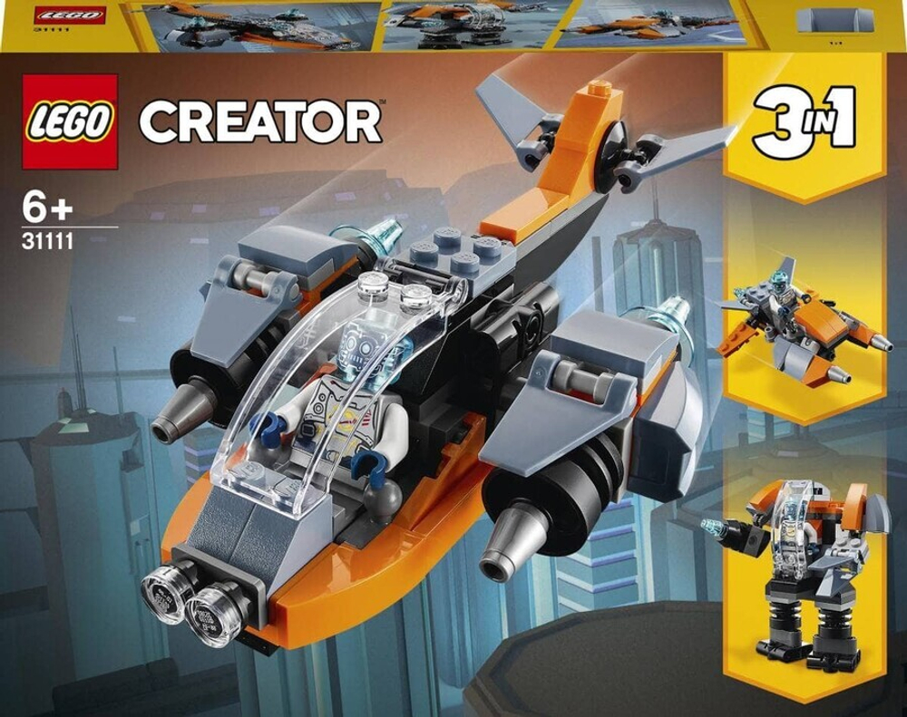 Конструктор LEGO Creator 3in1 31111 Кибердрон