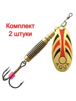 Блесна вертушка VELTIC 7,0g, лепесток № 1, цвет 02