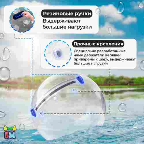 Аттракцион Водный шар "Слеза" ПВХ, 2м