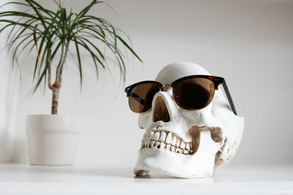 Органайзер для мелочей Skull белый
