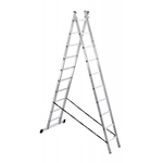 Лестница алюминиевая 2 секционная 2*10 UFUK PRO 411210