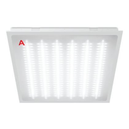 Светильник CLIP-IN ДВО04-042 с БАП EM1 54Вт 6500К IP54 Микропризма 6500лм 600х600х50мм WOLTA PRO