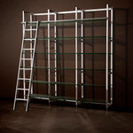 Стеллаж с лестницей Cabinet Delano with stairs арт.106347