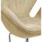 Кресло Swan, карамельная искусственная замша