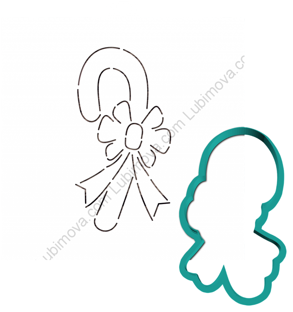 Трафарет+форма «Леденец»