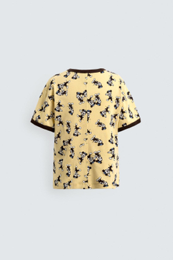 ZARA Х DISNEY ФУТБОЛКА MORTY + FERDY, ЖЕЛТЫЙ
