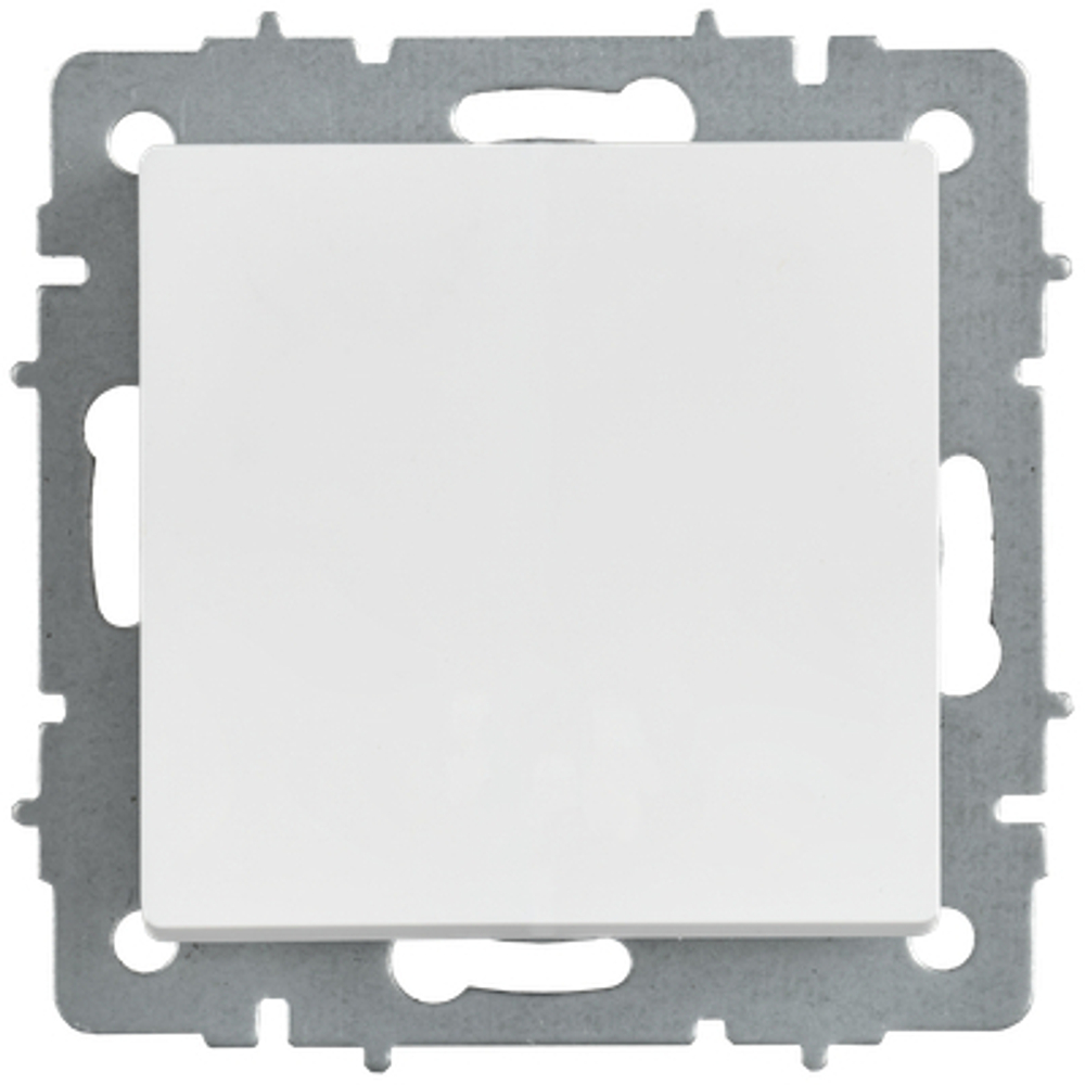BRITE Выключатель 1-клавишный 10А ВС10-1-0-БрАБ арктический белый IEK