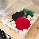 Контейнер с крышкой IKEA SAMLA (САМЛА), Прозрачный, 39x28x14 см, 11 л